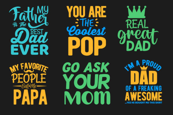 Dad Svg Typography Retro T-shirt Quotes