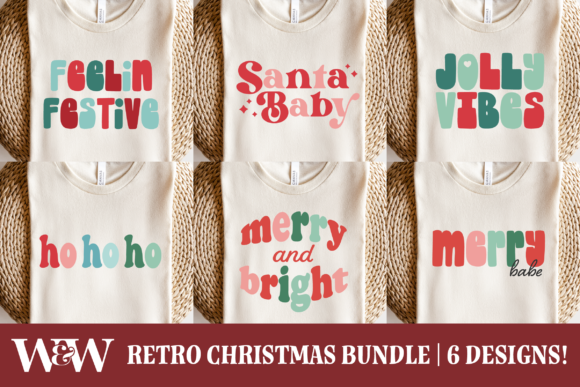 Retro Christmas Shirt Bundle