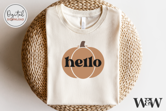 Retro Hello Pumpkin
