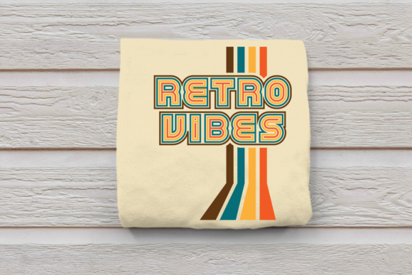 Retro Vibes with Vintage Stripes SVG