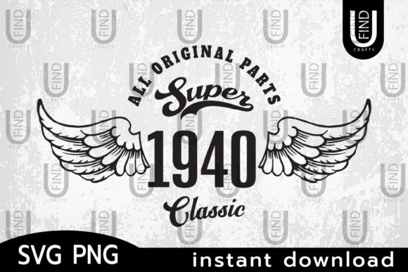 Super Classic 1940 Original Svg