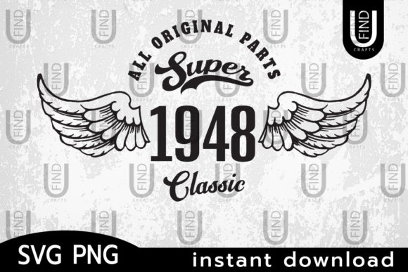 Super Classic 1948 Original Svg