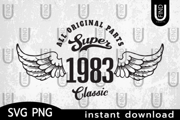 Super Classic 1983 Original Svg