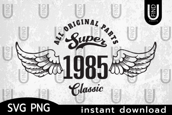 Super Classic 1985 Original Svg
