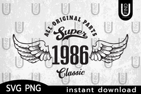 Super Classic 1986 Original Svg
