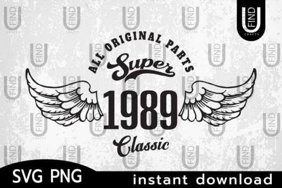 Super Classic 1989 Original Svg